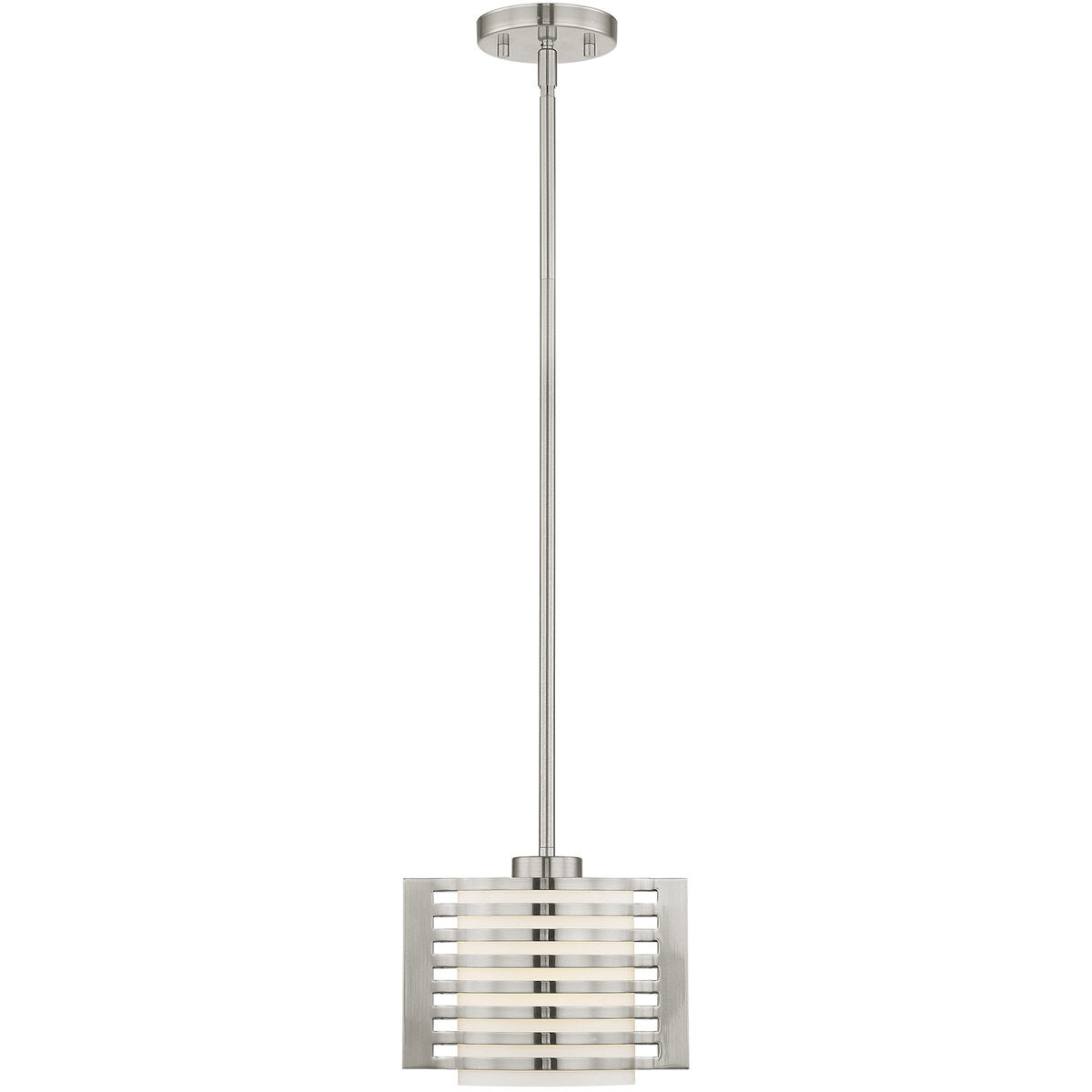 Mission 1 Light 5 inch Brushed Nickel Wall Sconce Wall Light