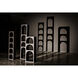 Aqueduct Matte Black Bookcase, A