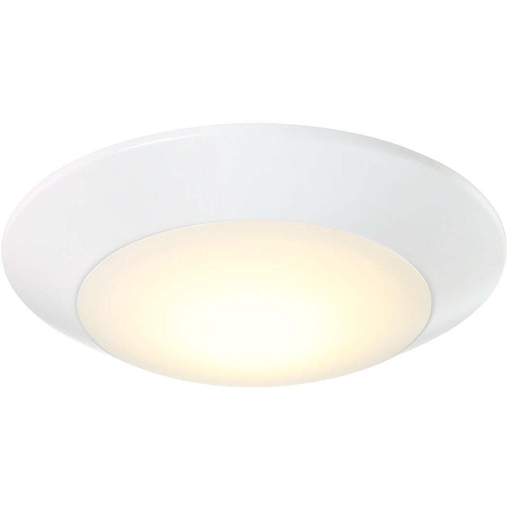 Stella 120V LED 5.98 inch White Disc Light, Essentials