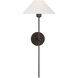 Visual Comfort Signature Collection J. Randall Powers Hackney LED 10.75 inch Bronze Tail Sconce Wall Light SP2024BZ-L - Open Box