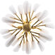 Vellinor 4 Light 28 inch Painted Legacy Brass Semi-Flush Mount Ceiling Light