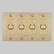 4G 100-120 Brass Dimmer Switch, LED