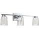 Dalton LED 24 inch Chrome Bathroom Vanity Wall Light
