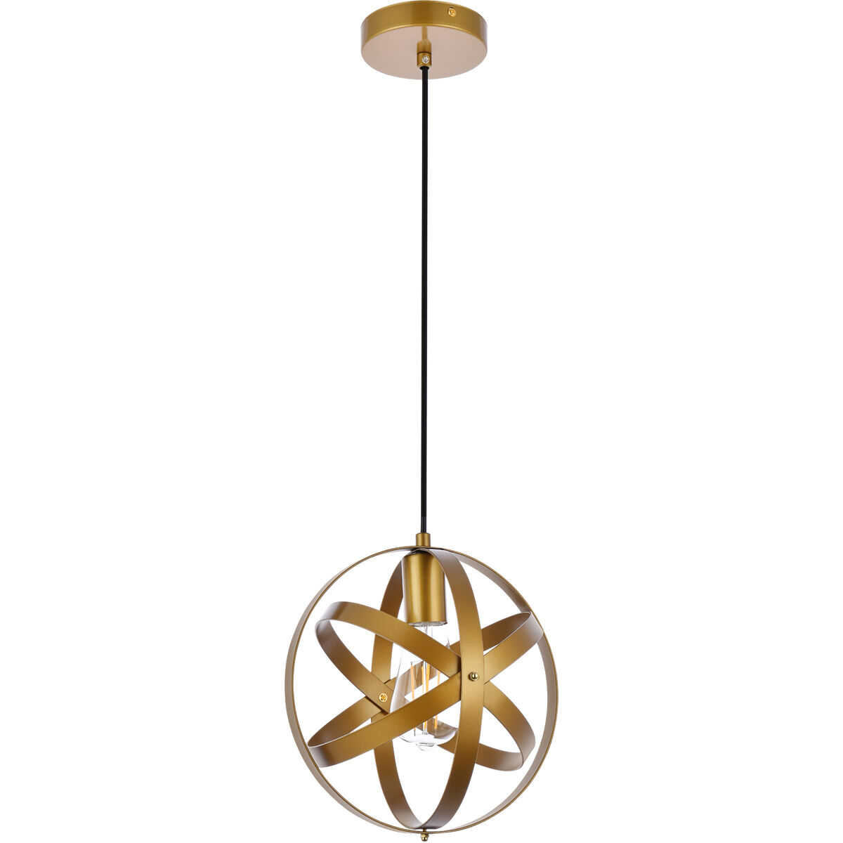 Celeste 1 Light 9.8 inch Brass Pendant Ceiling Light