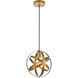 Celeste 1 Light 9.8 inch Brass Pendant Ceiling Light
