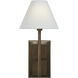 Solaria 1 Light 10 inch Dark Antique Brushed Brass Sconce Wall Light