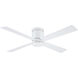 Kwartet 52 inch Matte White Fan-Uni