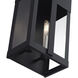 Berksford 2 Light 12 inch Black with Brushed Nickel Candles Outdoor Wall Lantern