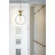 Palma 1 Light 10.75 inch Heritage Brass Indoor Pendant Ceiling Light