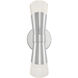 Fusion Collection - Lugano Family 4.75 inch Polished Chrome ADA Wall Sconce Wall Light in 2, EVOLV