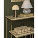 Dezi 48 inch Natural and Brass Console Table