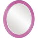 Virginia Glossy Hot Pink Wall Mirror