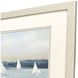 Sailing Scene Blue and White Framed Art, Propac