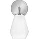 Gio LED 7.25 inch Chrome Bath Light Wall Light