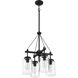 Crosspoint 4 Light 18 inch Espresso Outdoor Chandelier