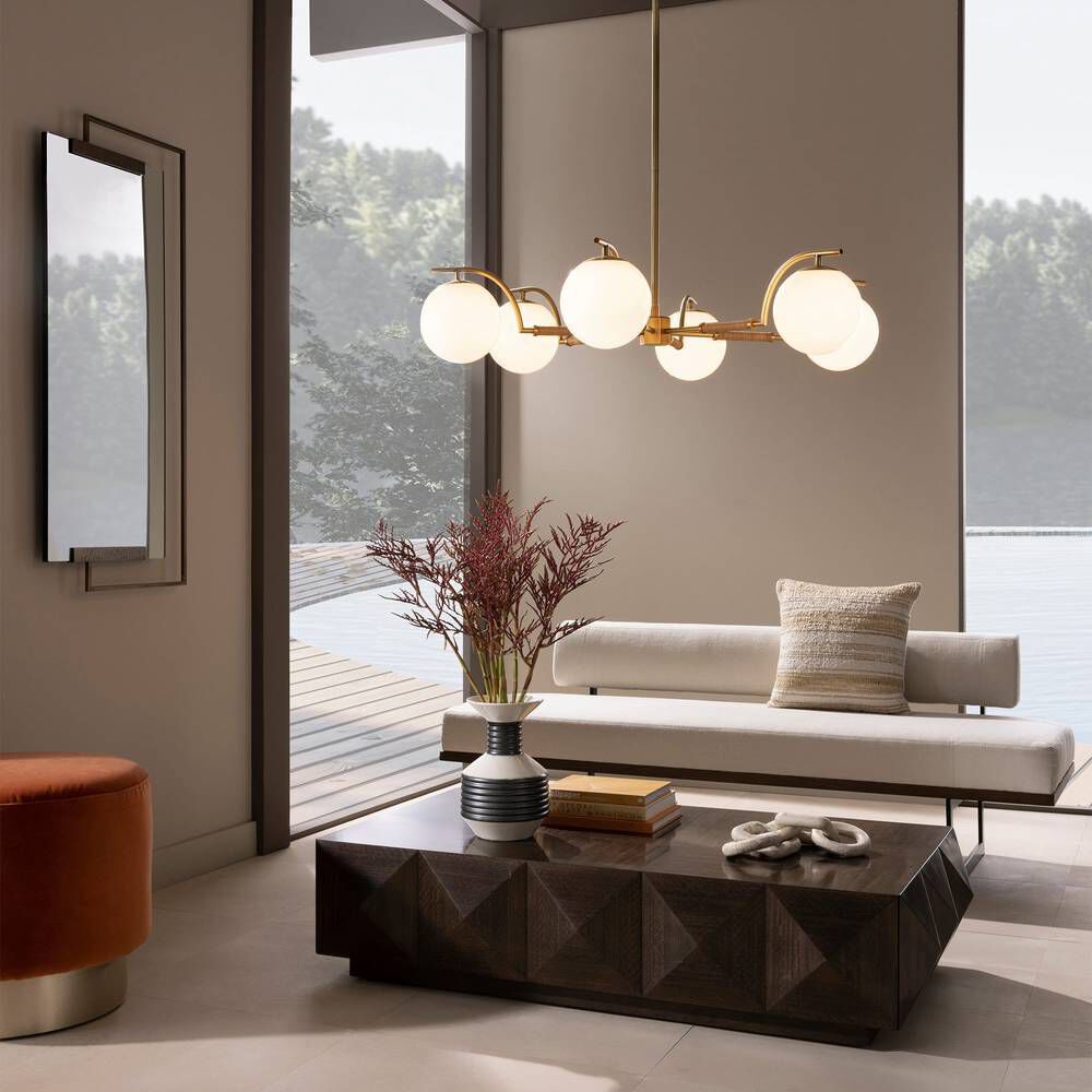 Umbra 55 X 13 inch Brindle Cocktail Table