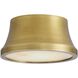 Louisa 1 Light 6.5 inch Antique Brass Flush Mount Ceiling Light