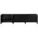 Weston 117 X 20.5 inch Hand Rubbed Black with Light Brown Sideboard, Extra Large
