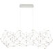 Leonardell Linear Chandelier Ceiling Light in Black