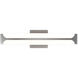 Bifold LED 22.25 inch Brushed Nickel Bath Vanity & Wall Light, dweLED