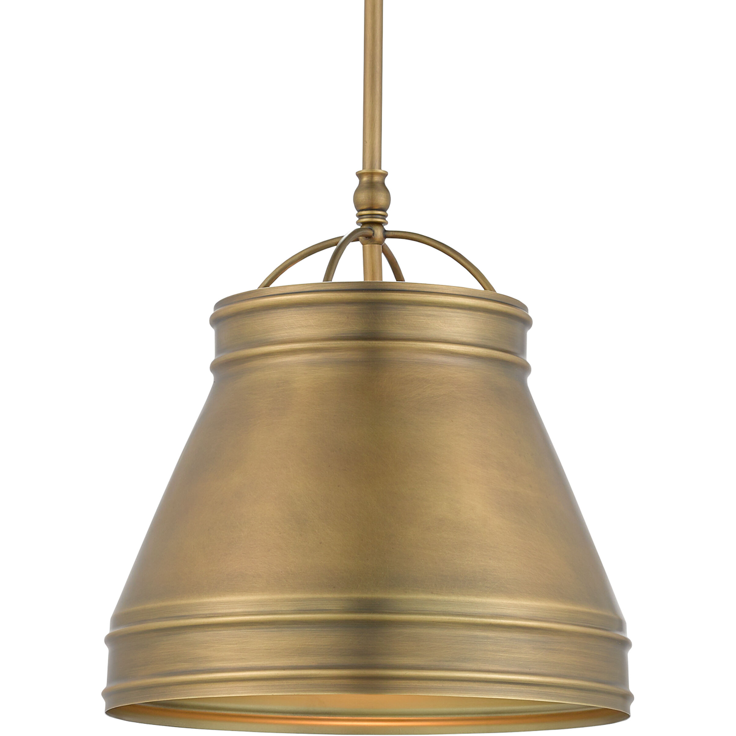 Lumley 1 Light 13 inch Antique Brass Pendant Ceiling Light