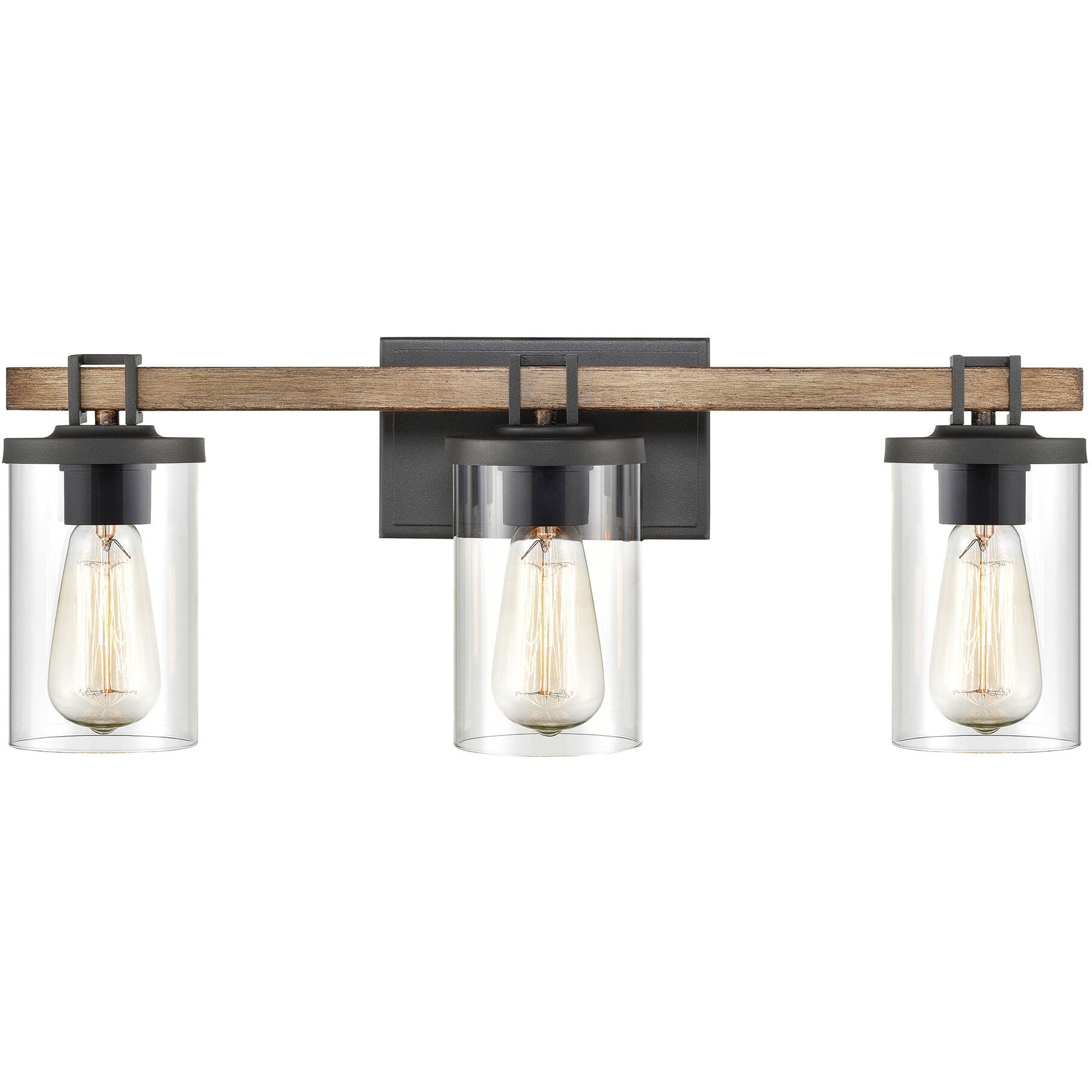 Holdfast 3 Light 22 inch Charcoal Vanity Light Wall Light