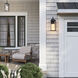 Cantley 1 Light 20 inch Matte Black Outdoor Wall Lantern