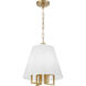 Westwood 4 Light 13.5 inch Vibrant Gold Chandelier Ceiling Light