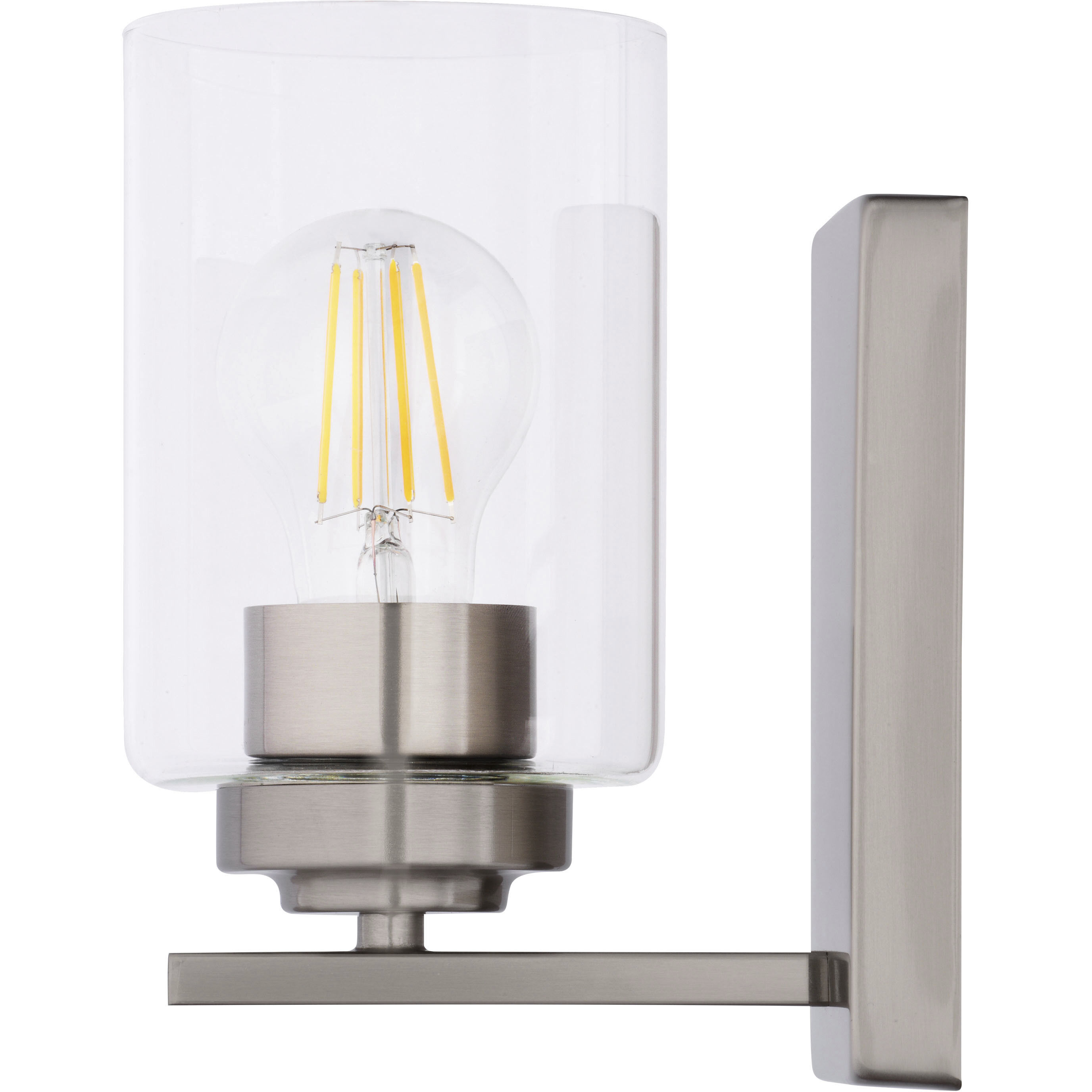 Park Ridge 1 Light 4.75 inch Satin Nickel Bathroom Light Wall Light