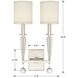 Paxton Sconce Wall Light in Polished Nickel