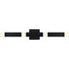 Drew & Jonathan Scott Brander LED 30.38 inch Midnight Black Vanity Light Wall Light
