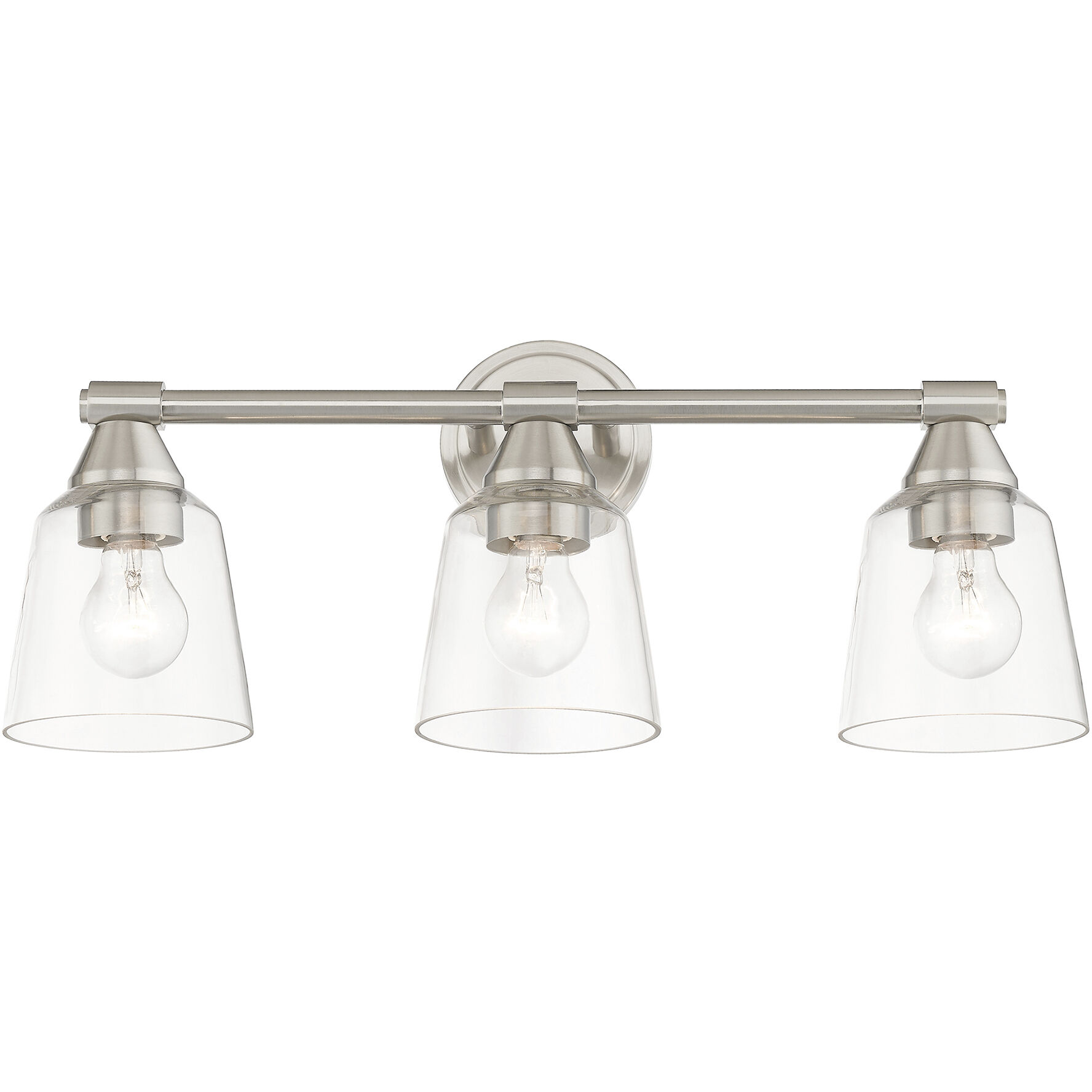 Catania 3 Light 23 inch Brushed Nickel Vanity Sconce Wall Light