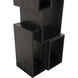Lincoln Charcoal Black Bookcase