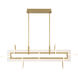 Inizio Linear Chandelier Ceiling Light in Gold