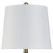 Signature 25.25 inch 60 watt Golden Copper with Brussels White Table Lamp Portable Light
