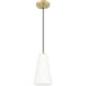 Farrell 1 Light 6 inch Modern Gold Pendant Ceiling Light
