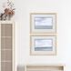 Misty Plain Gray and White Framed Art, Propac
