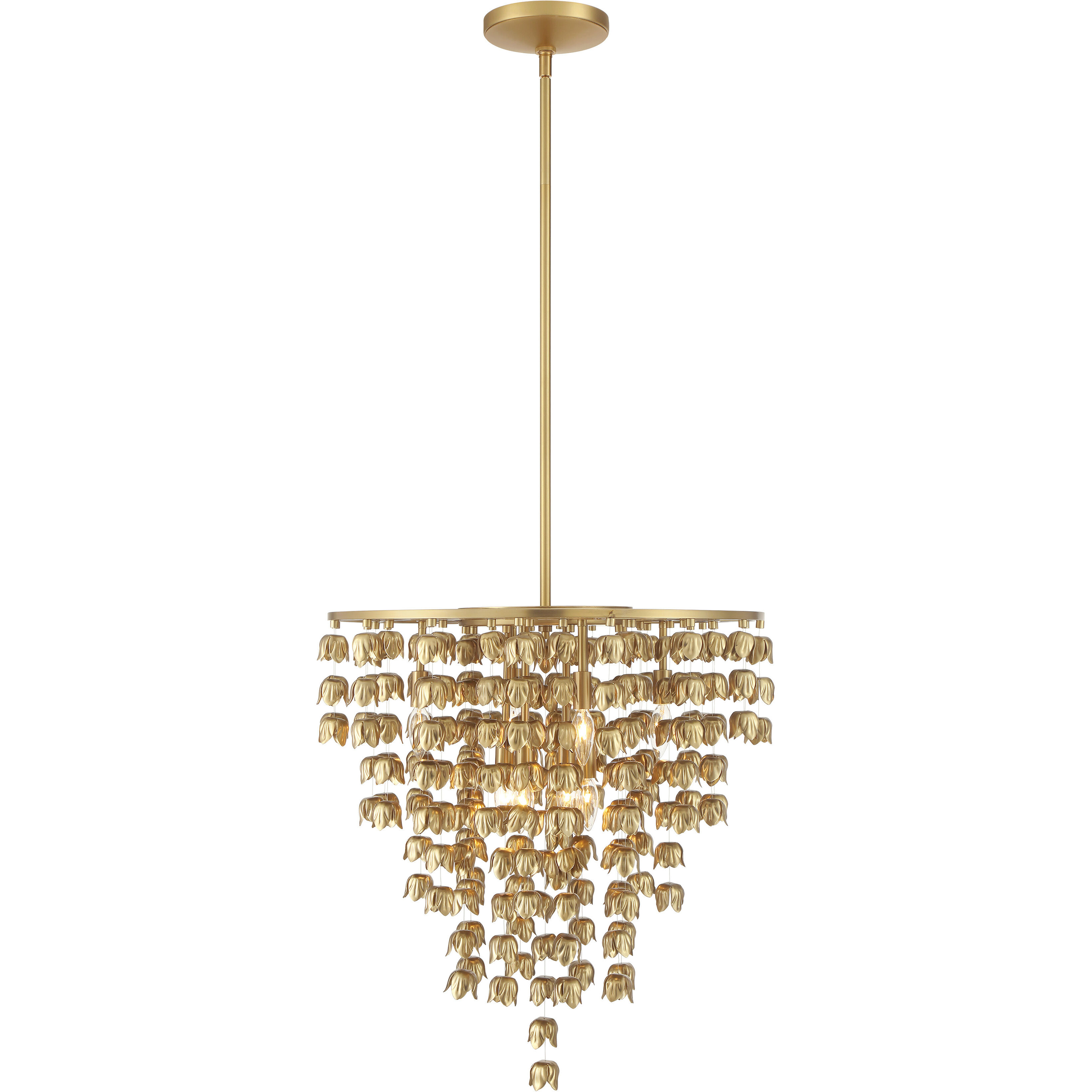 Ashgrove 8 Light 26 inch Legacy Brass Pendant Ceiling Light