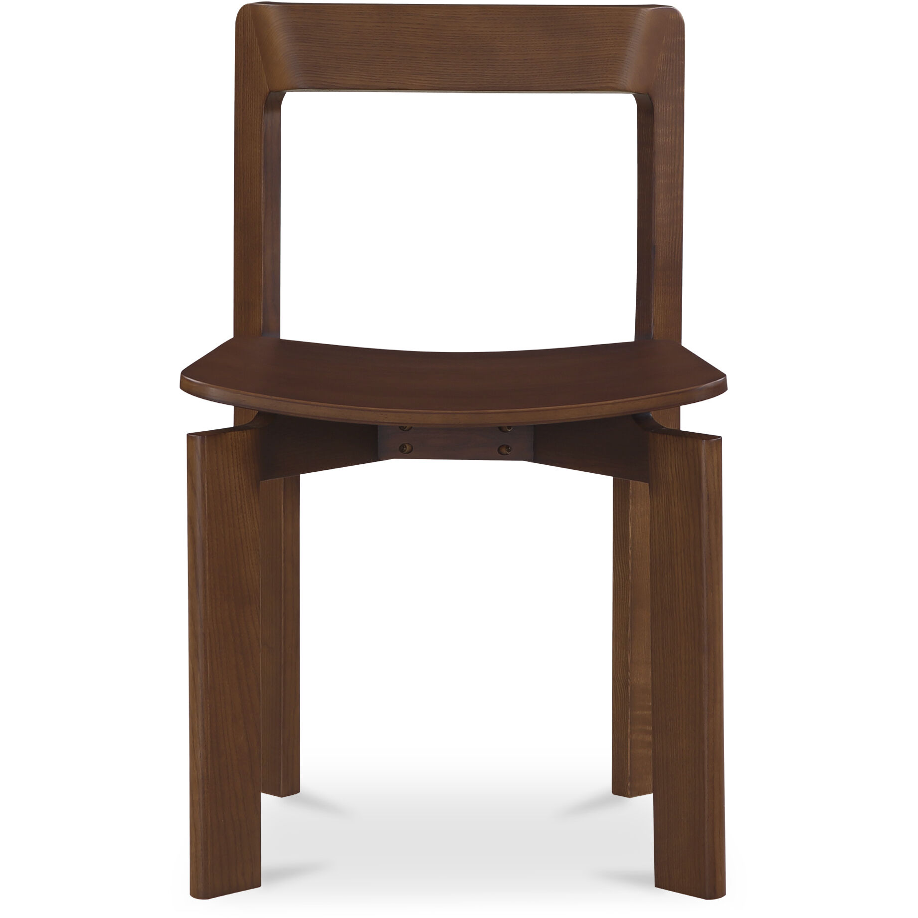 Daifuku Dark Brown Dining Chair, Set of Two