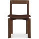 Daifuku Dark Brown Dining Chair, Set of Two