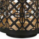 Helena 5 inch Black/Gold Lantern