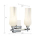Fleur Vanity Light Wall Light in Chrome