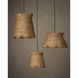 Annabelle 1 Light 14.5 inch Mole Black Pendant Ceiling Light, Small, Suzanne Duin Collection