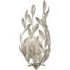 Broche Bath Wall Light in Antique Silver