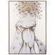 Zana Brown's Golden Gardenia Wall Decor, Figurative