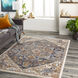 Tuscany 114 X 79 inch Medium Grey Rug, Rectangle