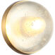Misty LED 4.38 inch Aged Gold Brass Wall Sconce Wall Light