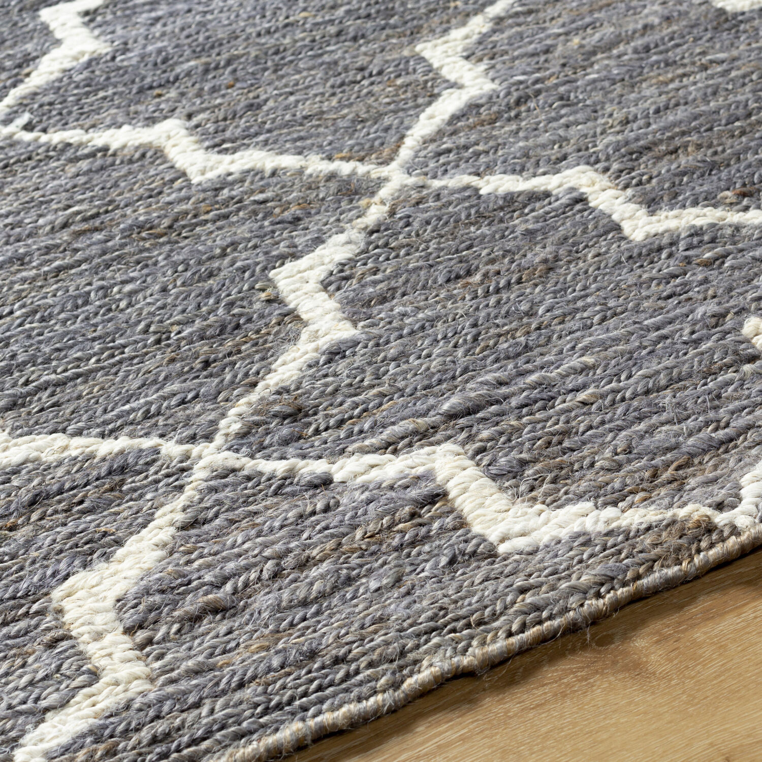 Riah 108 X 72 inch Black Rug in 6 X 9, Rectangle