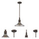 Brielle 1 Light 10.5 inch Oil Rubbed Bronze Pendant Ceiling Light