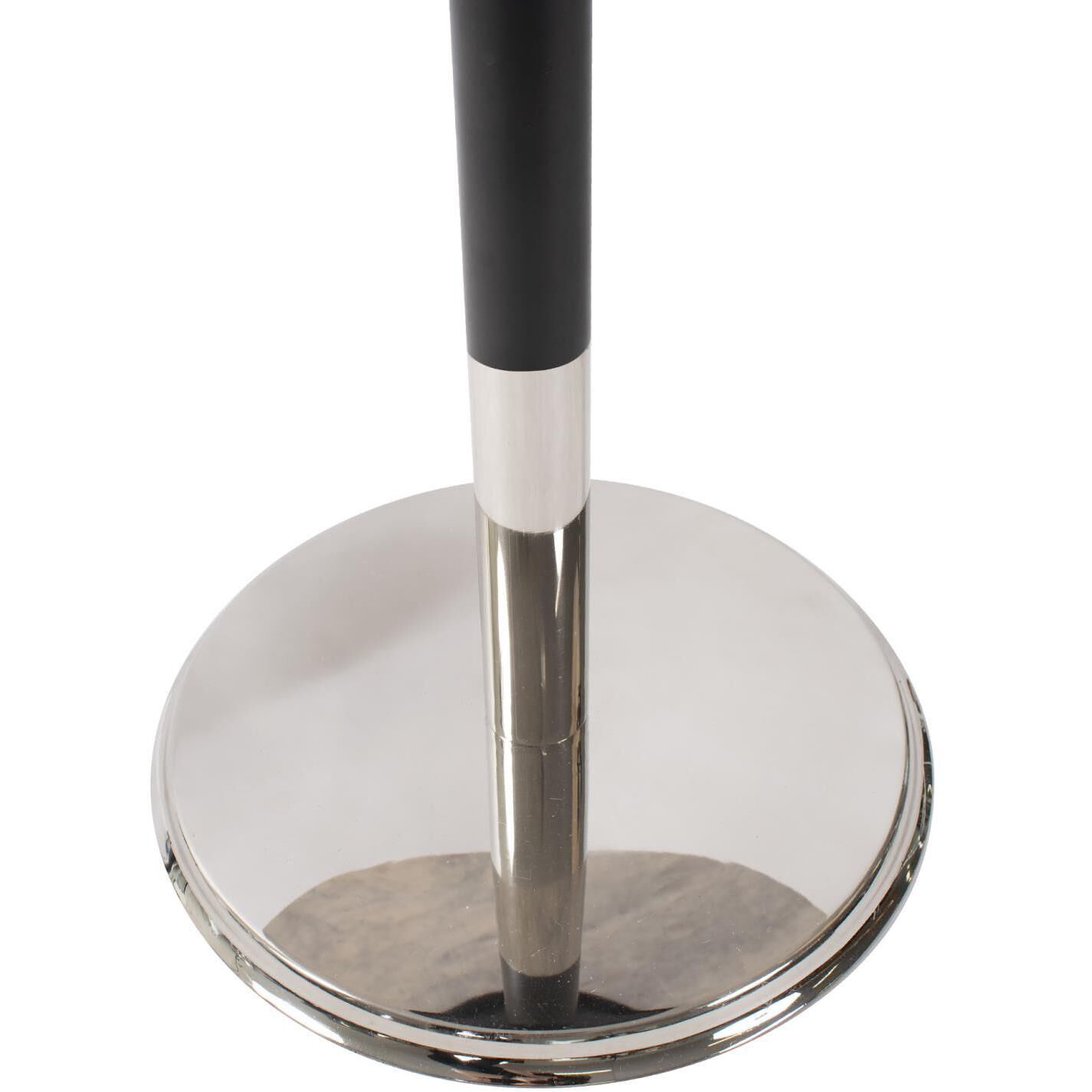 Micca White and Gray with Silver Bistro Table